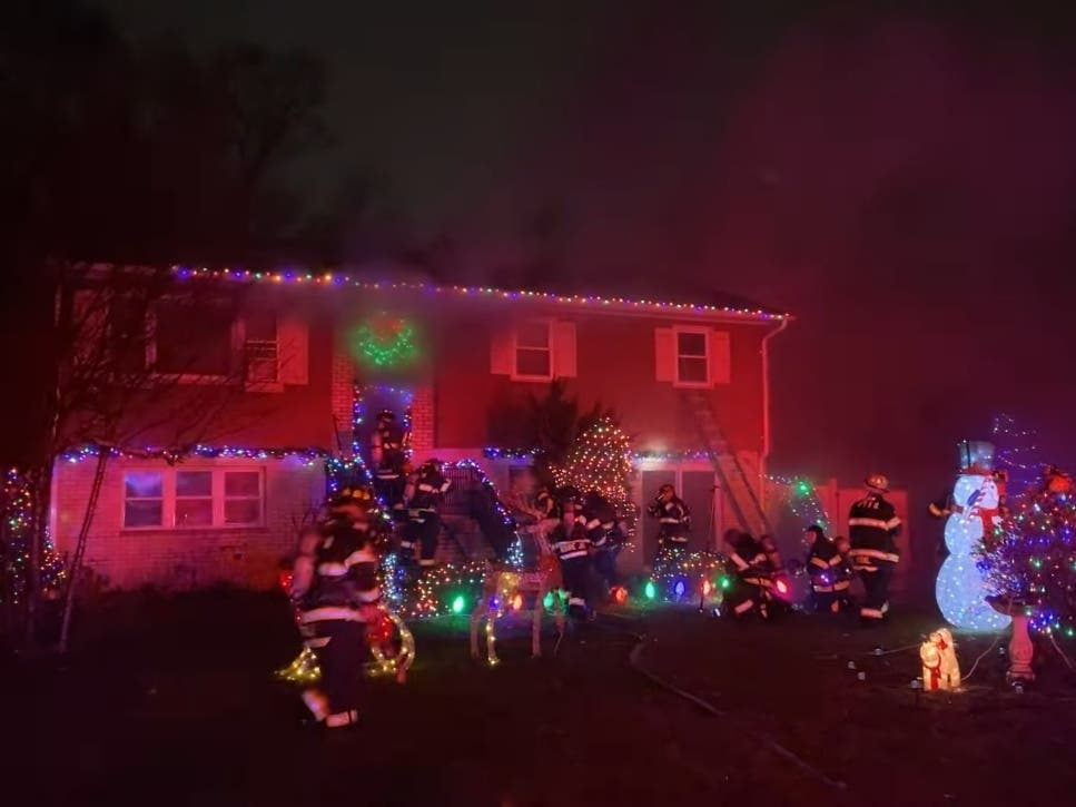 The fire on Davidson Avenue filled the home with smoke, authorities said. 