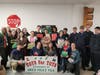 The Mayor's Student Advisory Council and Mayor Lisa Crate helped wrap gifts donated to Brick's Toys for Tots program. 