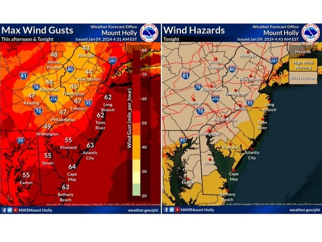 Storm Brings High Wind, Coastal Flood Warnings For Ocean County | Toms ...