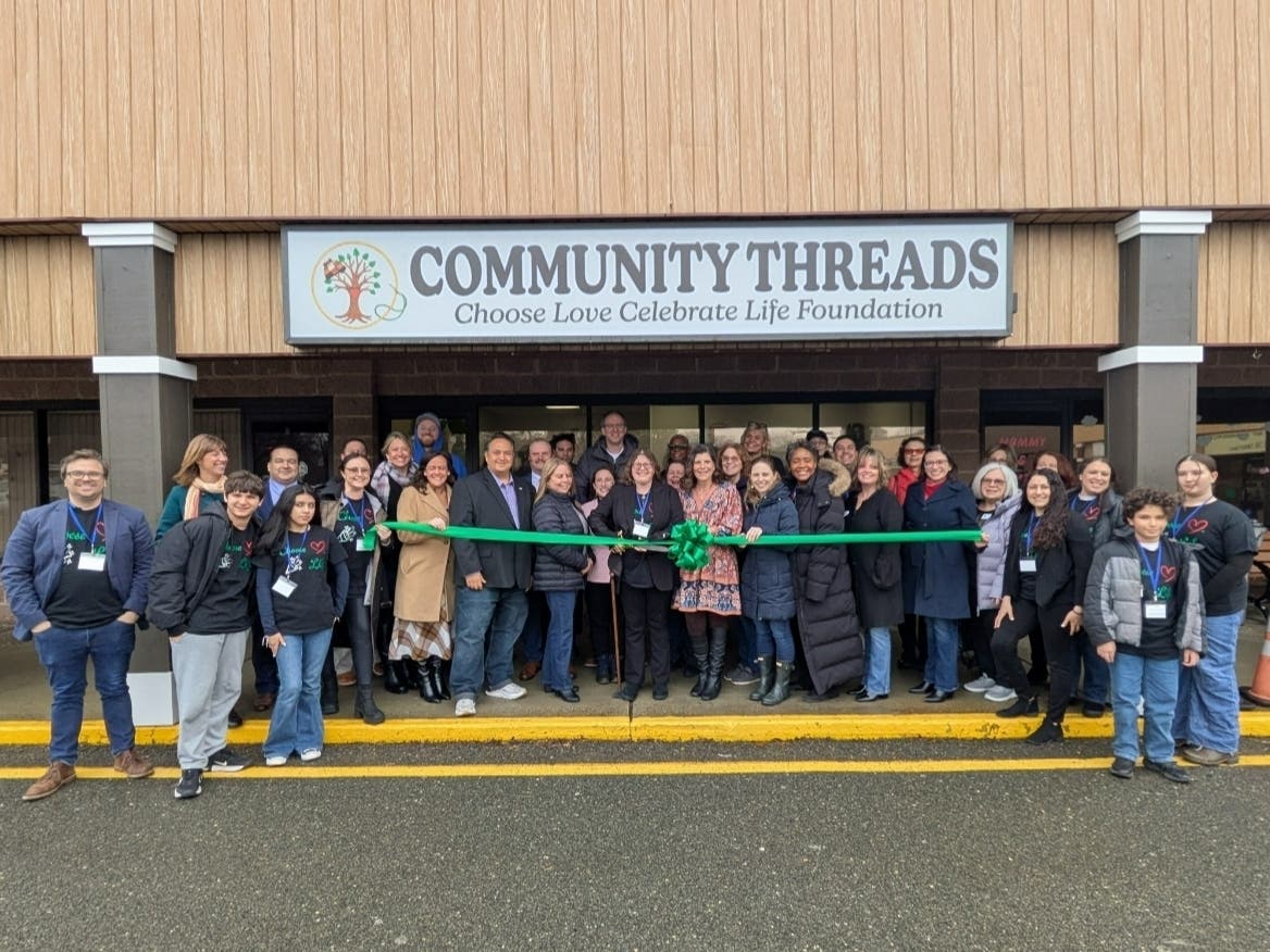 Brick Township officials welcomed Community Threads, a program to assist families in need, to Civic Plaza in Brick in February. 