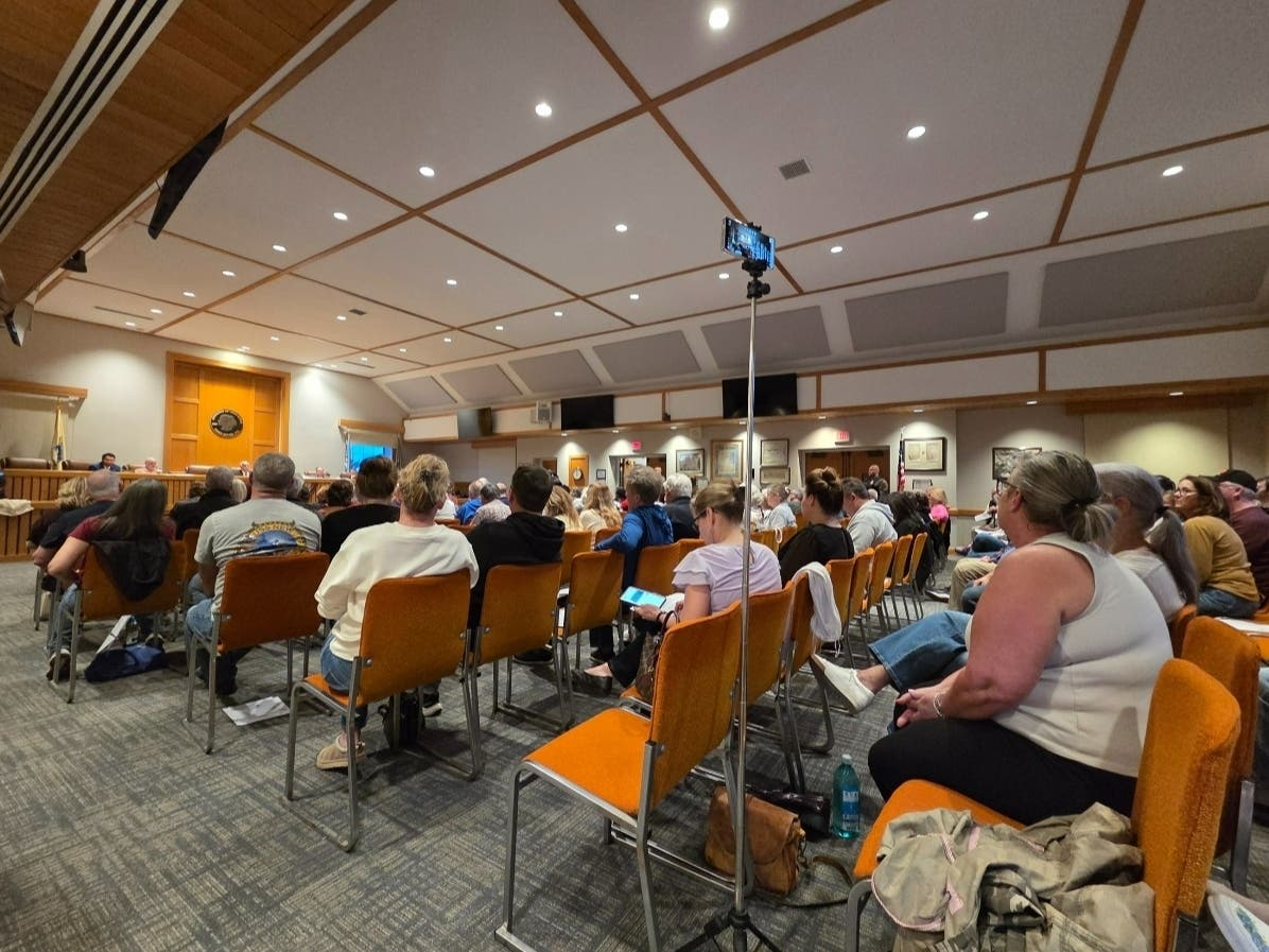 Residents filled the room at the Toms River council meeting on Wednesday for hearings on the ordinances for the town's fourth-round affordable housing plan. 
