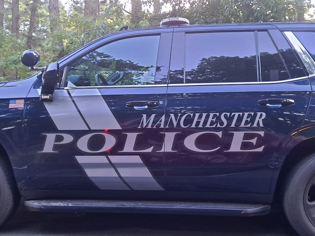 Manchester police are asking people to avoid Route 571 (Ridgeway Road) due to downed power lines. 