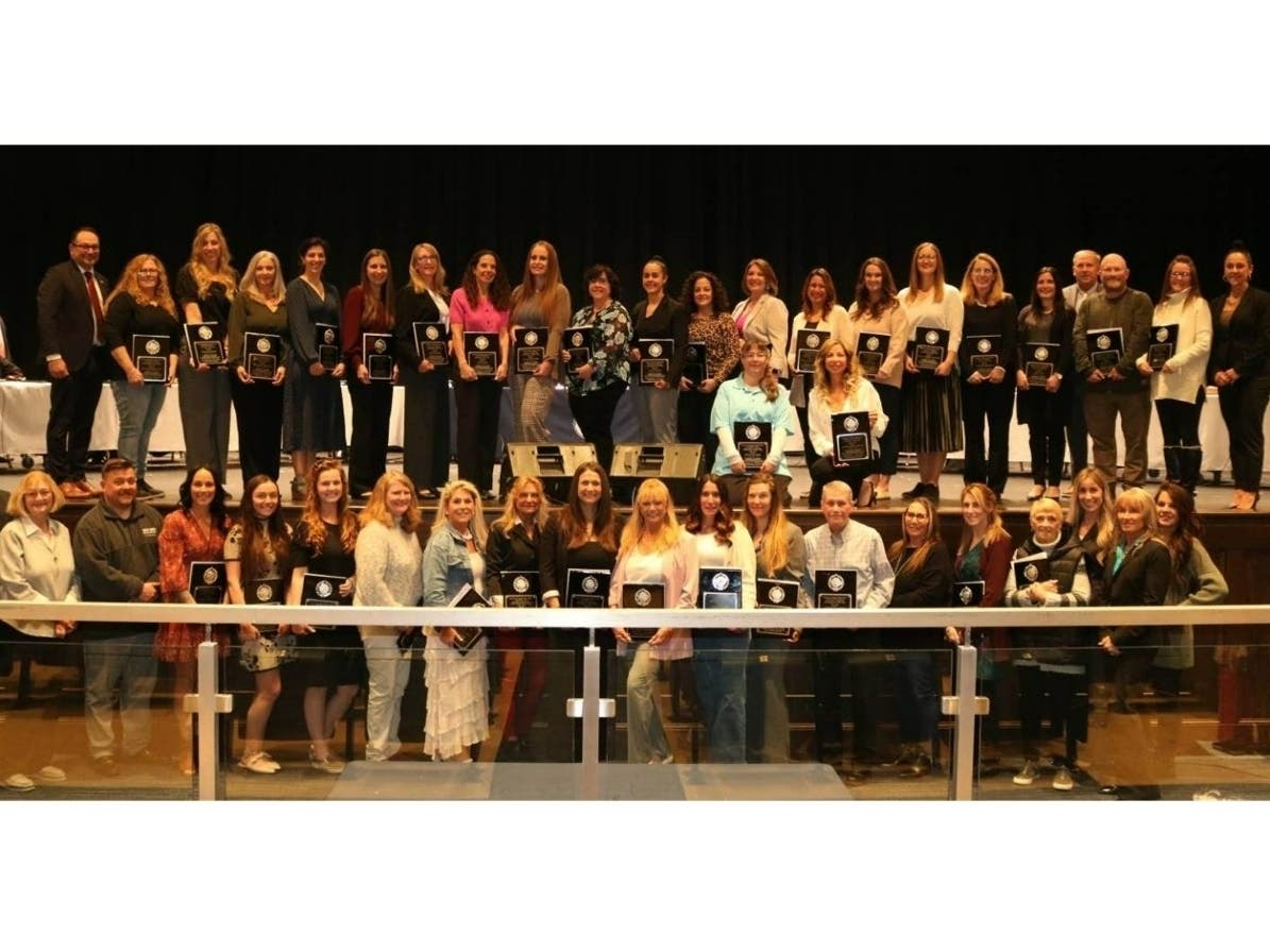 The 2025-26 Governor's Educators of the Year and Education Services Professionals of the Year for the Toms River Regional Schools.