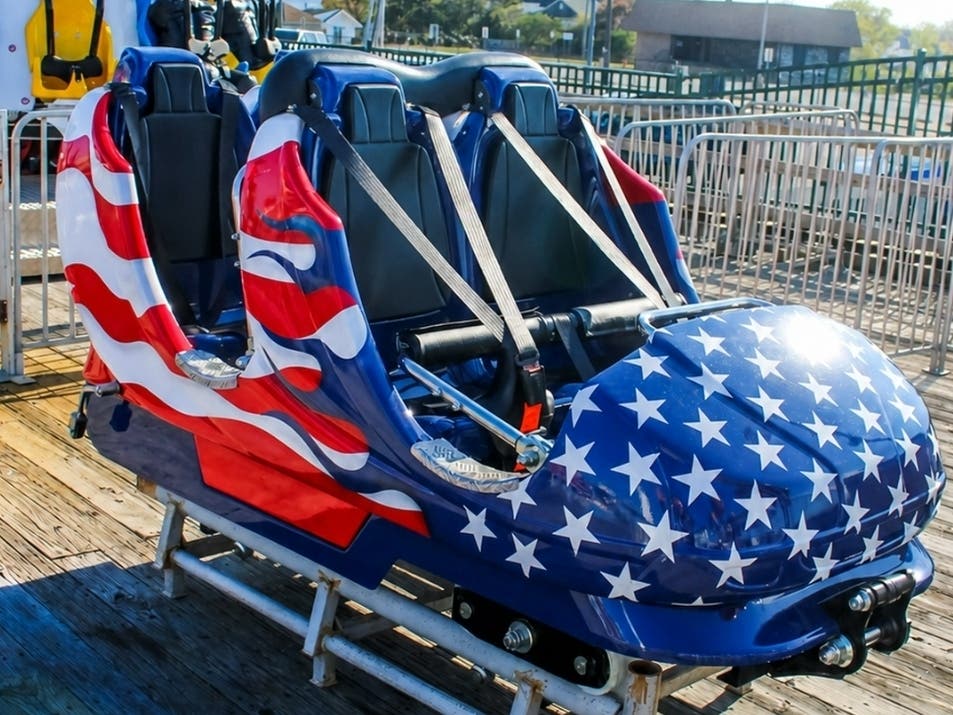 The Patriot's Run family coaster is now ready to ride, the amusement park said.