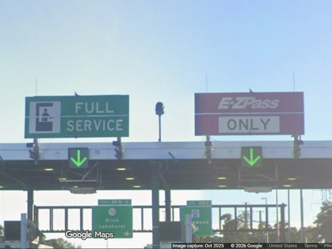 There were no injuries when a Cybertruck crashed into the Garden State Parkway toll booth at Exit 89, police said.