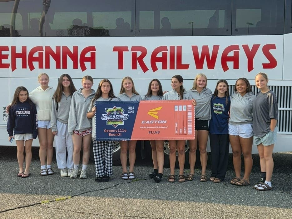 The Toms River Little League Softball All-Stars headed down to Greenville, North Carolina, on Wednesday. They begin play Sunday.