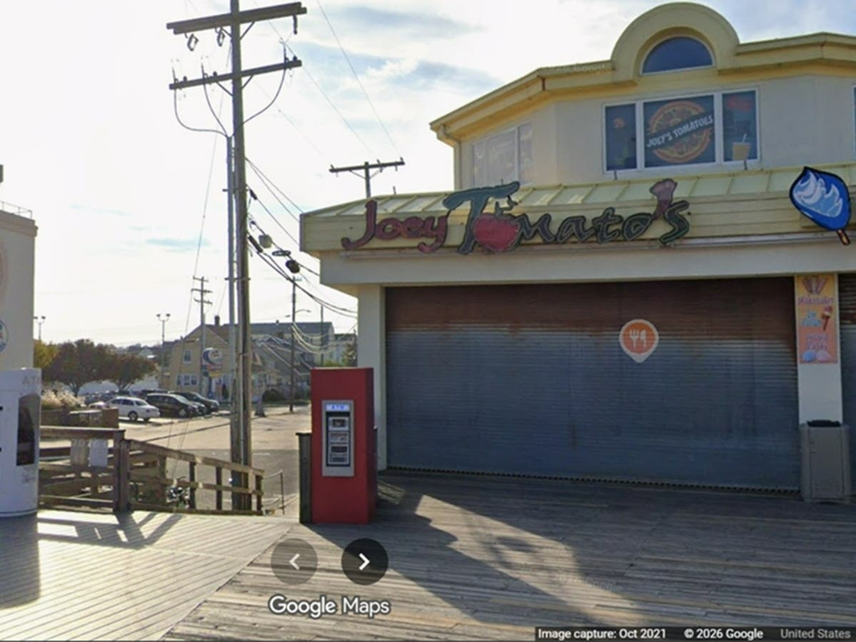 Joey Tomato's on the boardwalk in Point Pleasant Beach. 