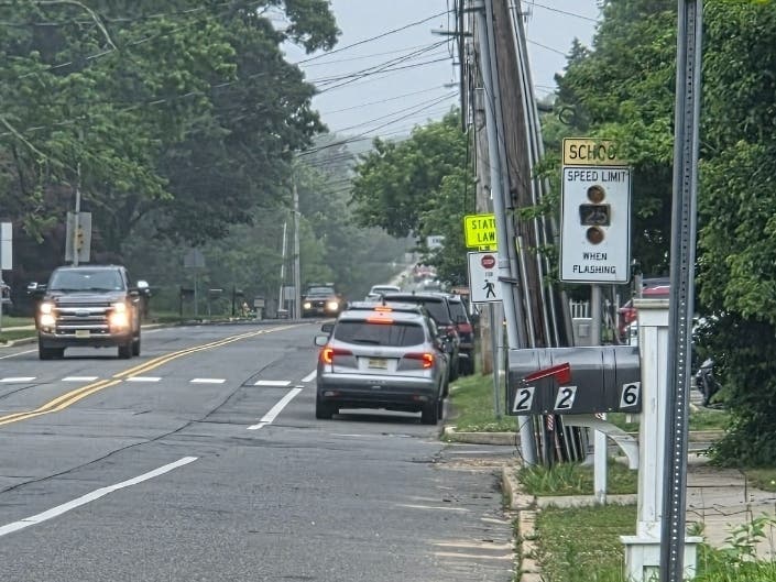 There are three school zones along Lanes Mill Road where the speed limit is 25 mph while students are present. Brick Township police have warned they will cracki down on speeders and other traffic violations when school opens Thursday. 