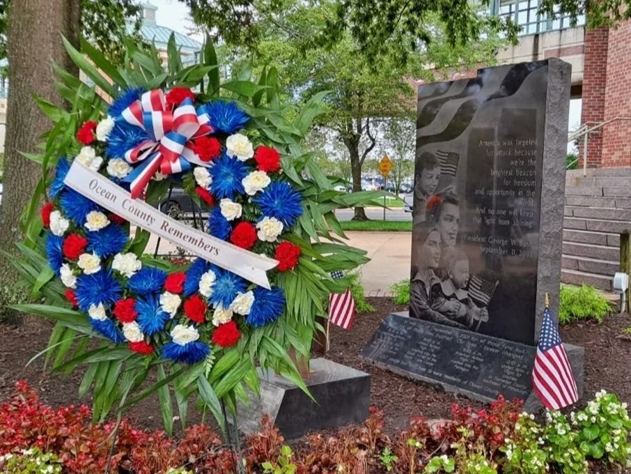 Ocean County officials and Toms River Fire Company 1 will mark the 25th anniversary of the Sept. 11, 2001 terror attacks on Friday in Toms River. 