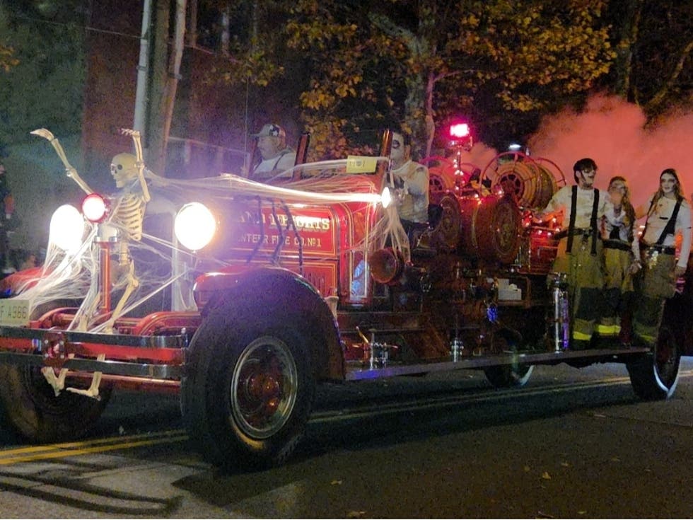 There are 11 walking divisions and 14 motorized divisions in the Toms River Halloween Parade.