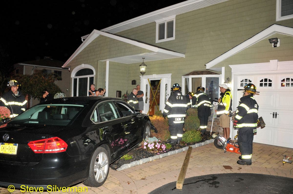 Car Crashes Into Commack Home | Commack, NY Patch