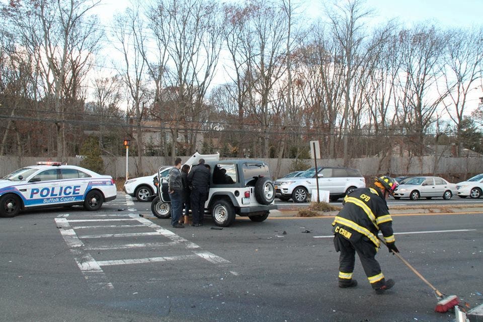 Two Hospitalized After Commack Crash | Commack, NY Patch