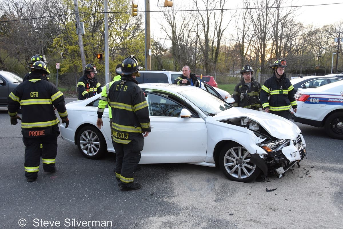 ICYMI: Car Catches Fire After Commack Crash | Commack, NY Patch
