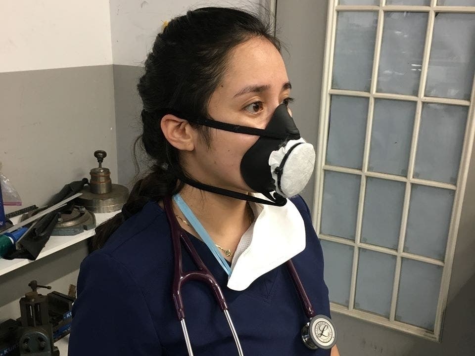 Two men have turned a Brentwood machine shop into a mask making production in light of the coronavirus pandemic. 