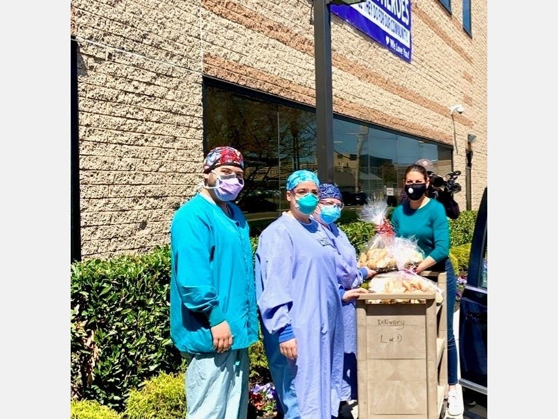 Barasch McGarry law firm most recently delivered meals to the employees at Good Samaritan Medical Hospital in West Islip on Saturday. 
