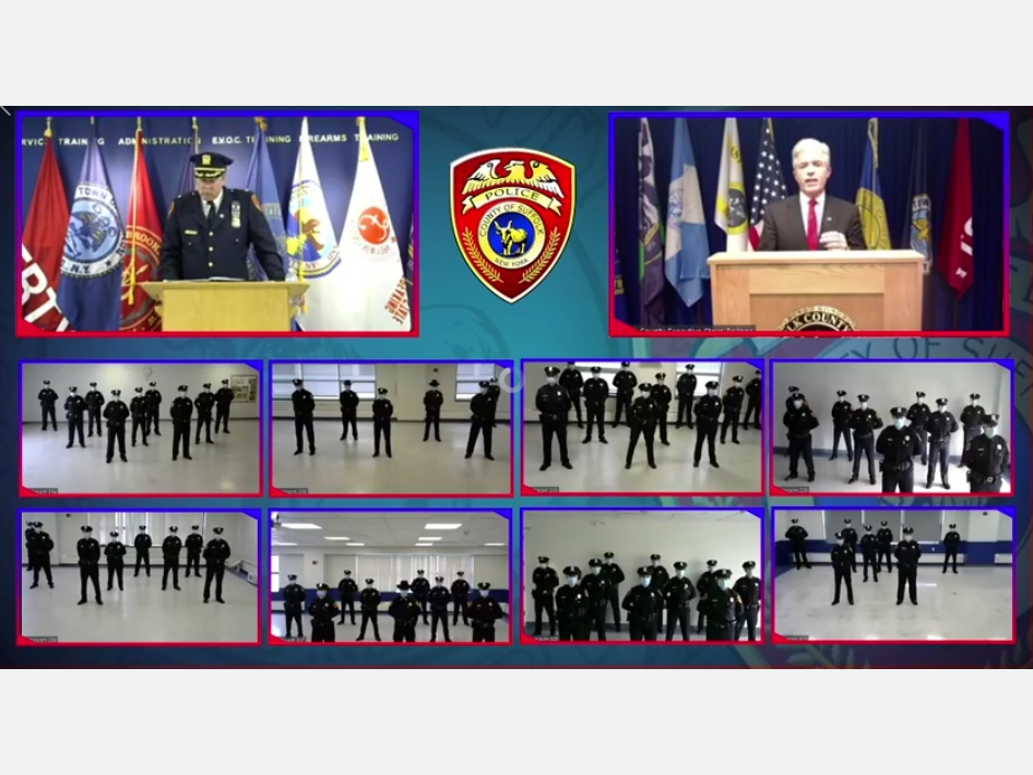 The police department found a way to celebrate its latest recruits during a special virtual graduation ceremony on Friday.