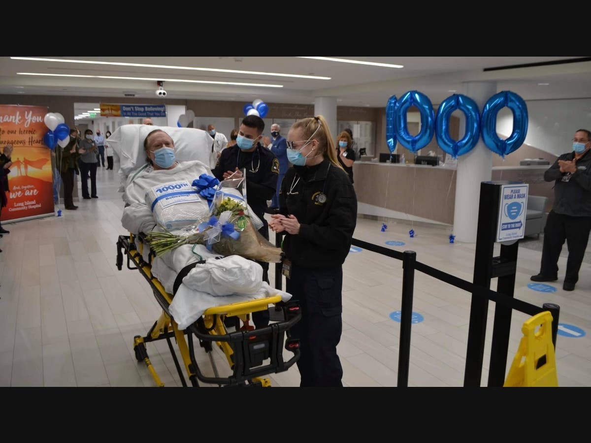 Richard Raia was discharged on Tuesday after nearly a month stay in the hospital.