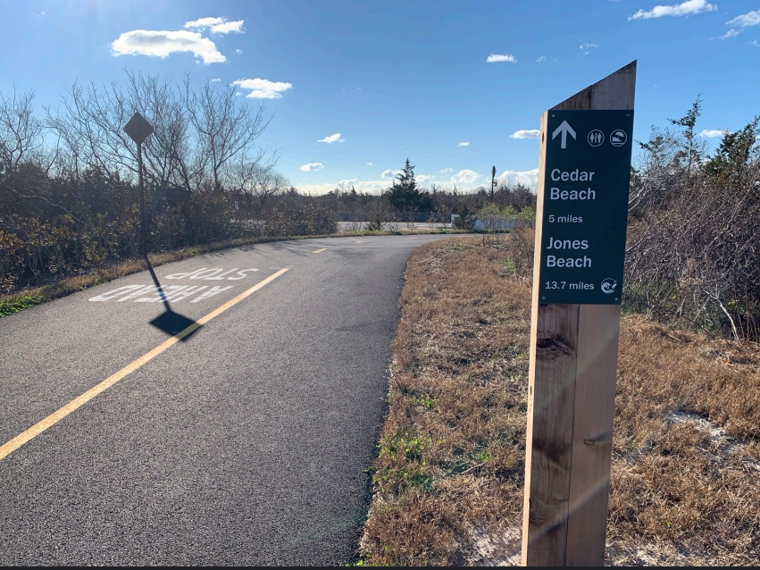 The multi-use path will allow cyclists, runners, skaters, and walkers to enjoy the scenic waterfront​ between Tobay Beach in the Town of Oyster Bay and Captree State Park in the Towns of Babylon and Islip.