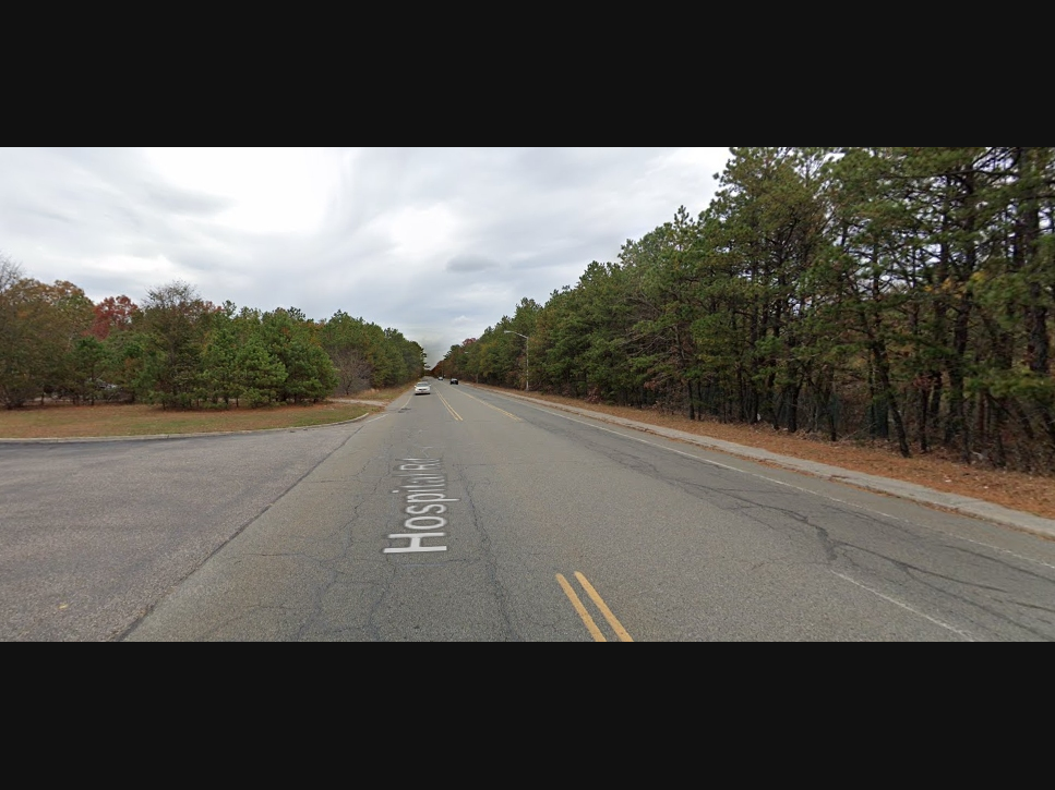 The 27-year-old East Patchogue woman went into labor in the front passenger seat of the car on Hospital Road Wednesday at about 7:20 a.m.