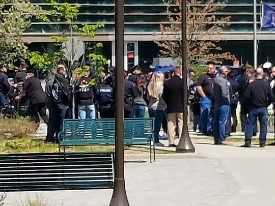 On April 10, Racioppo was stabbed by 25-year-old Jonathan Nunez, who ran away after crashing his car on South Ocean Avenue. He began fighting with Racioppo, who was attempting to arrest him, and stabbed the officer in the leg.