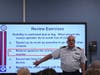 Andrew Tarantino, Division Commander of Eastern Long Island Division teaches  at a recent boater safety course.