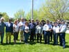 Members of Flotilla 014-18-08 ( Southold NY) with elected officials and Active Duty Coast Guard after being presented proclamations from Greenport Village and Southampton town At NSBW kickoff. 