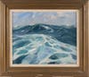 CHARLES HERBERT WOODBURY (Maine/Massachusetts,1864-1940), Seascape., Oil on canvas, 17" x 21". Framed 23.5" x 27".  https://www.eldreds.com/auction-lot/Seascape._46D4955A0F/