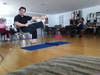 Seated yoga