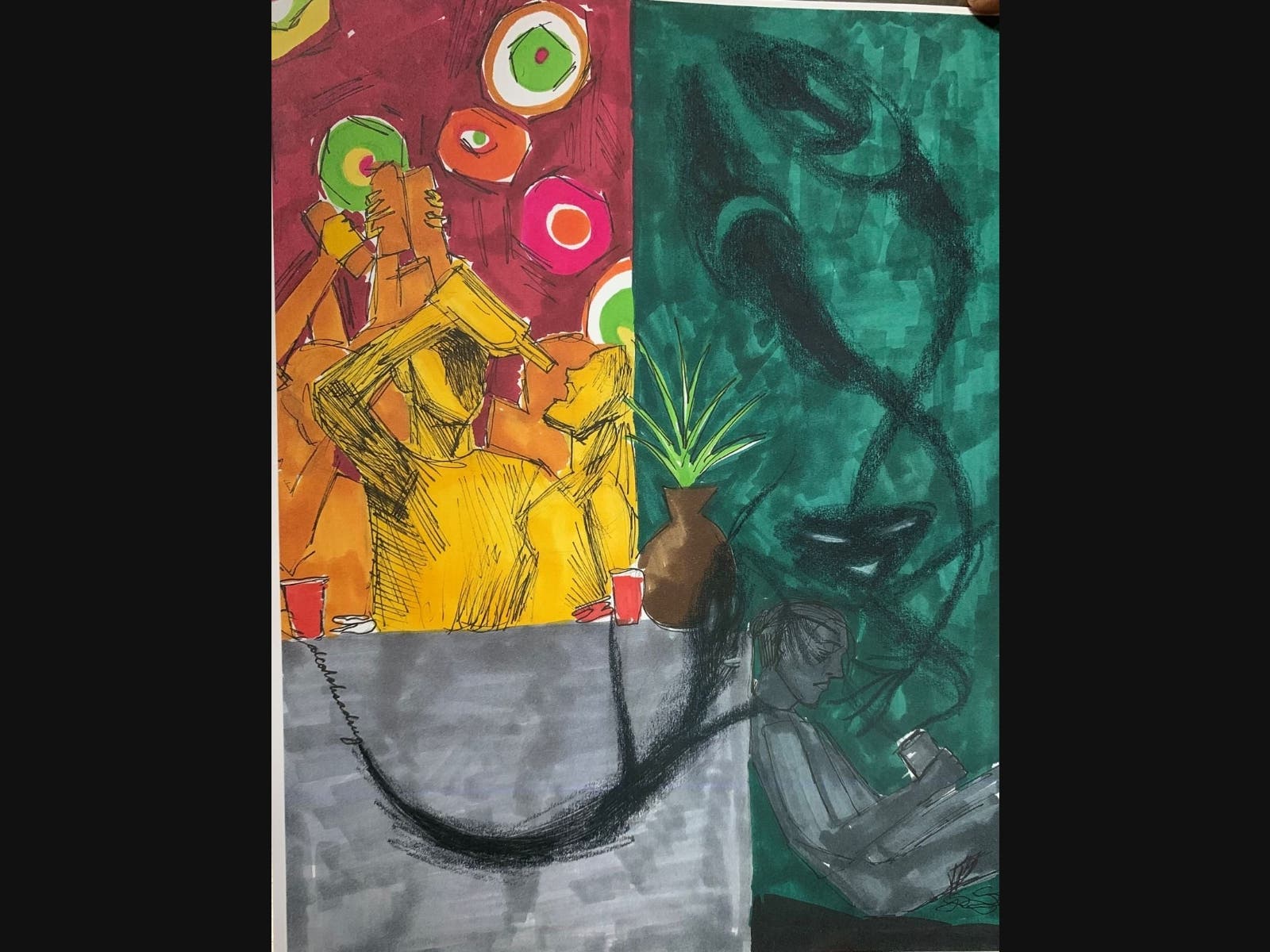 This poster, created by Woodlands Academy sophomore Yuliana Tellez of Waukegan, won First Place in the Illinois Churches in Action’s 26th annual statewide Alcohol Awareness Month Poster Contest. Her top prize is a new laptop computer.

