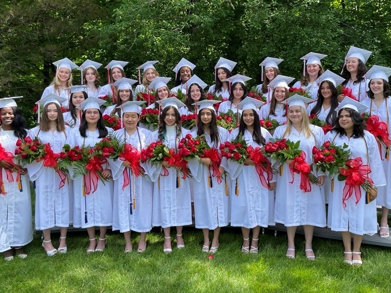 Members of Woodlands Academy’s Class of 2022 received their diplomas June 2 during this year’s Graduation Ceremony at the all-girls college-preparatory day-and-boarding high school in Lake Forest. 