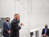 pictured: Congressman Richard E. Neal addresses staff at Boyd Technologies