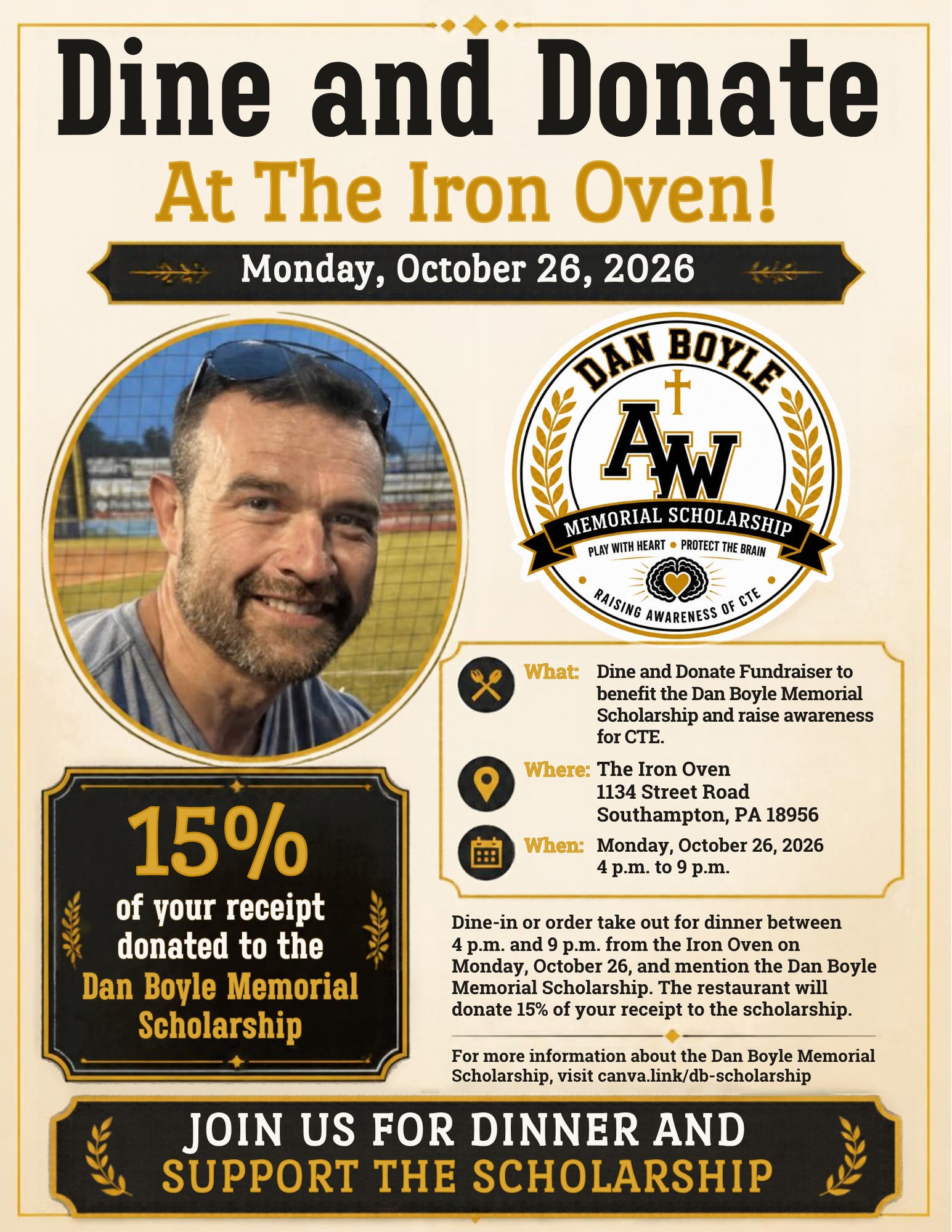 Dine And Donate At The Iron Oven