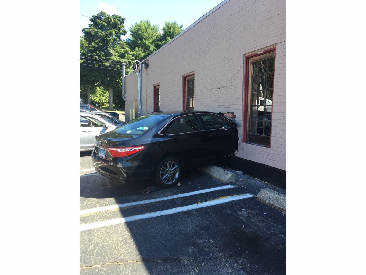 Car Crashes Into Building In Milford | Milford, CT Patch