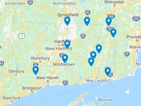 There are 12 high hazard dams in Connecticut that are in poor condition, according to the AP.