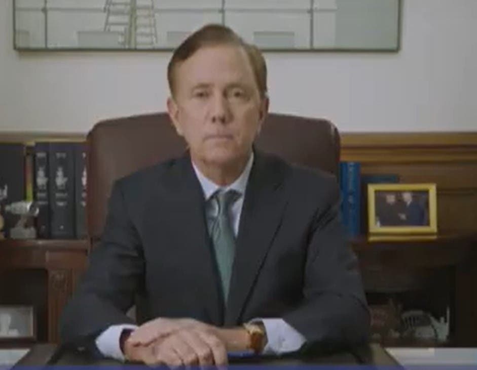 “Let’s not surrender these opportunities to out-of-state markets or even worse, underground markets,” Lamont said of recreational marijuana and sports betting.