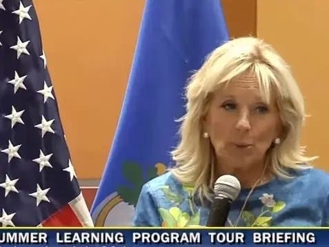 First Lady Jill Biden appeared in Connecticut yesterday. President Joe Biden tested positive for COVID-19 today.