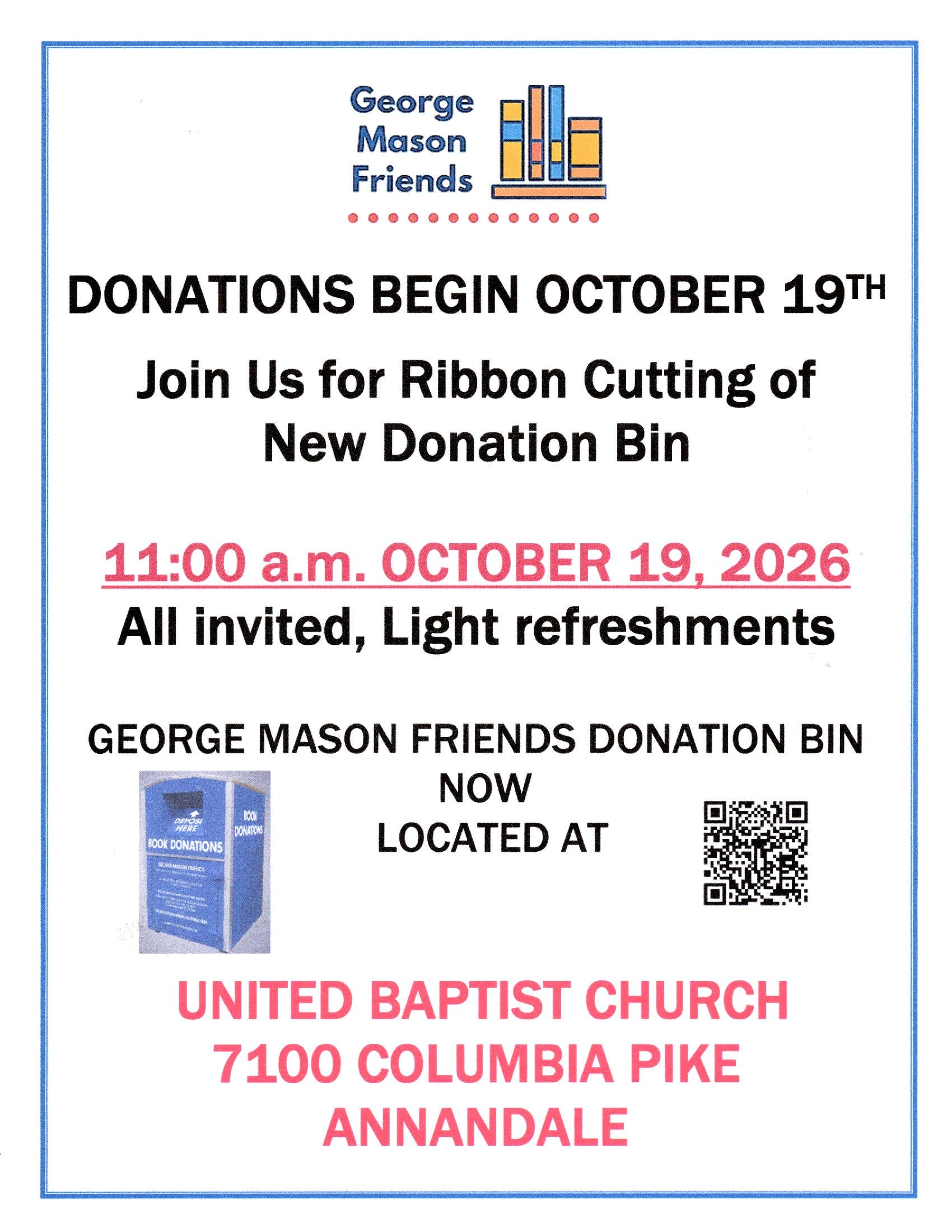 George Mason Friends New Location and Ribbon Cutting Event