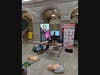 Elizabeth Blizzard, Rutgers New Jersey Medical School student and MedicZero chief clinical officer, at a walk-by Hands-Only CPR training, at the Newark Public Library.