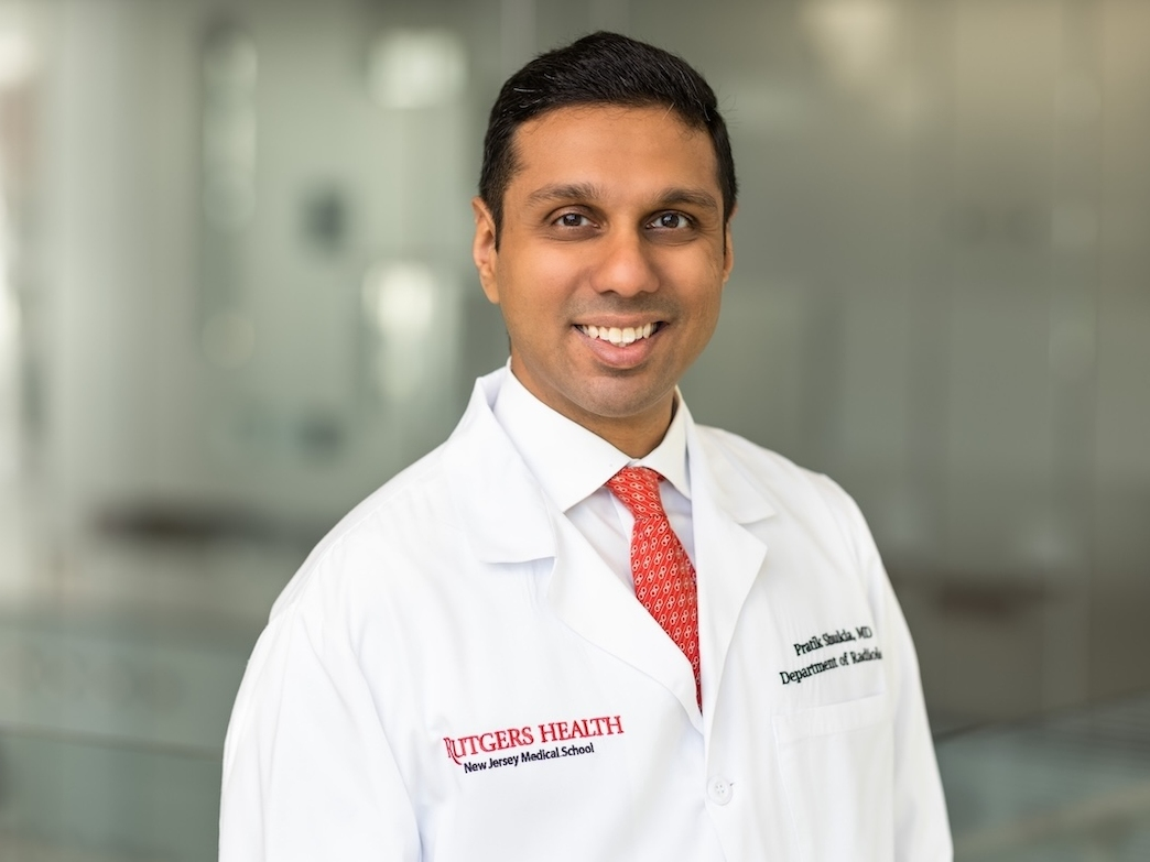 Pratik A. Shukla, associate professor in the Department of Radiology at Rutgers New Jersey Medical School
