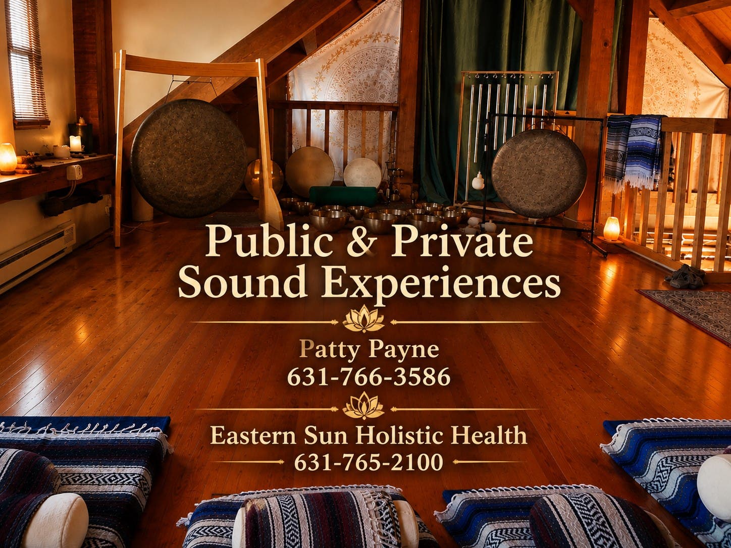 Public & Private Sound Journeys in the Loft at Eastern Sun Holistic Health