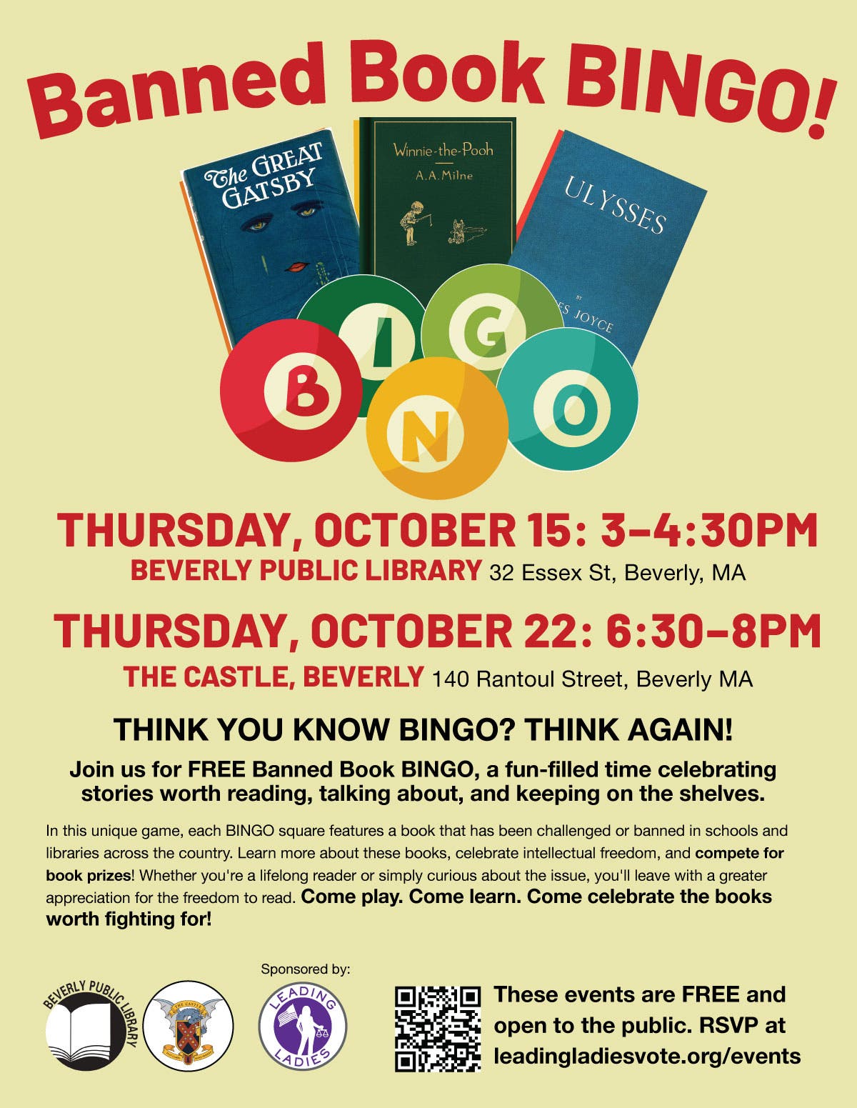 Banned Book Bingo!