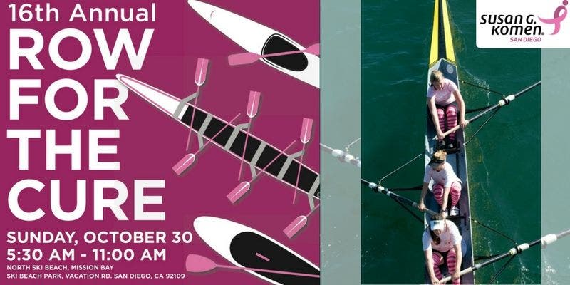 16th Annual Row for the Cure to Benefit Susan G. Komen San Diego | La ...