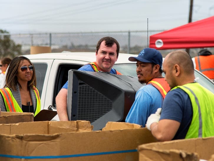 Cox & C2K Host BacktoSchool Computer, EWaste Drive Thru