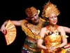 BALAM Dance Theatre's Carlos Fittante and Nani Devi perform the Balinese dance, Oleg Tambulilingan.  