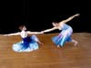 Students LeAnn Lominac and Mia Chung perform. 