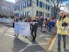Marblehead School of Ballet participates in Marblehead Christmas Walk parade 2021.