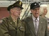 WWII veterans Dave Hamilton, right, and Peter Goutiere, left, were at Oxford Airport as part of the D-Day Squadron which