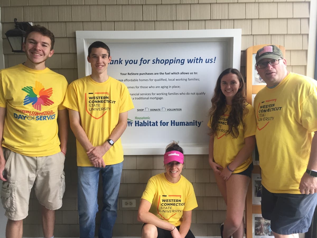 WCSU "Western Day of Service" Supports Housatonic Habitat Danbury, CT