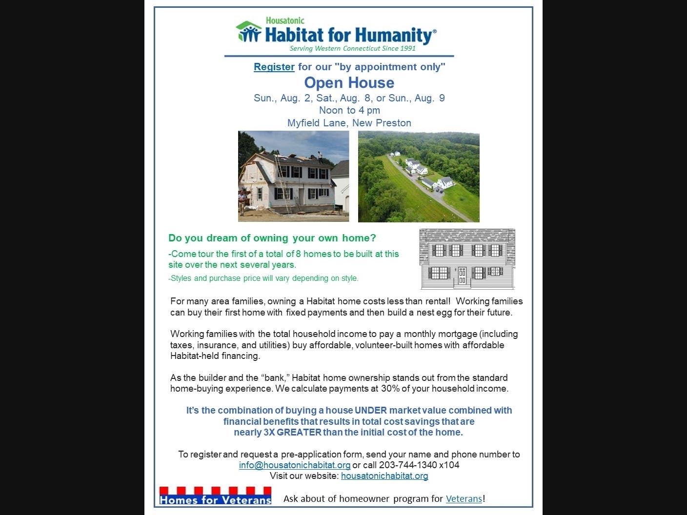 Housatonic Habitat To Host Open House In New Preston New Milford Ct Patch