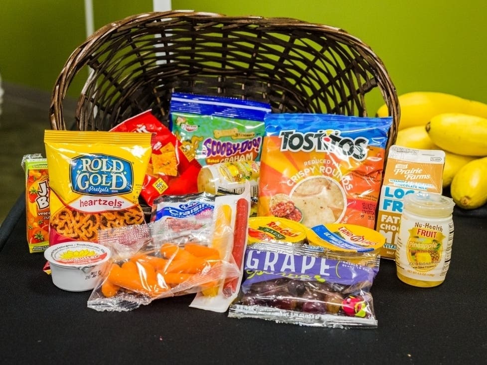 A sample of some foods that will be available through the summer